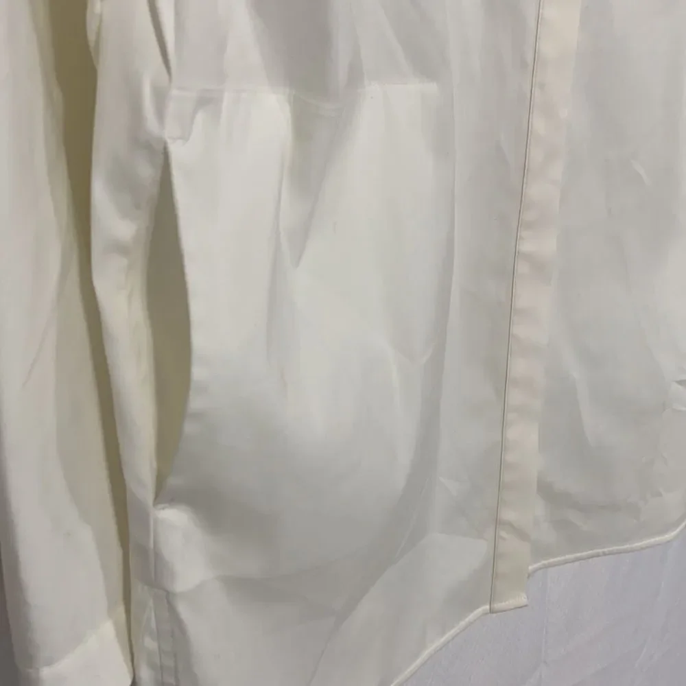 Lafayette 148  Cotton Bernice  Mandarin Collar Button Down Tunic With Pockets M‎ - Picture 8 of 11